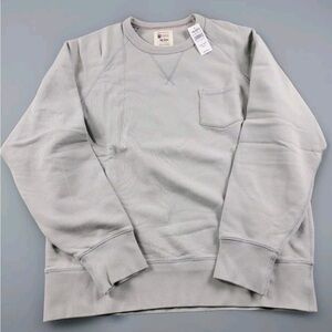 Todd Snyder x Champion Pocket Sweatshirt size XL Gray Crew Neck Longsleeve